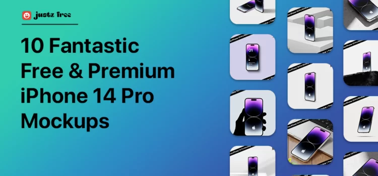 10 Fantastic Free & Premium iPhone 14 Pro Mockups