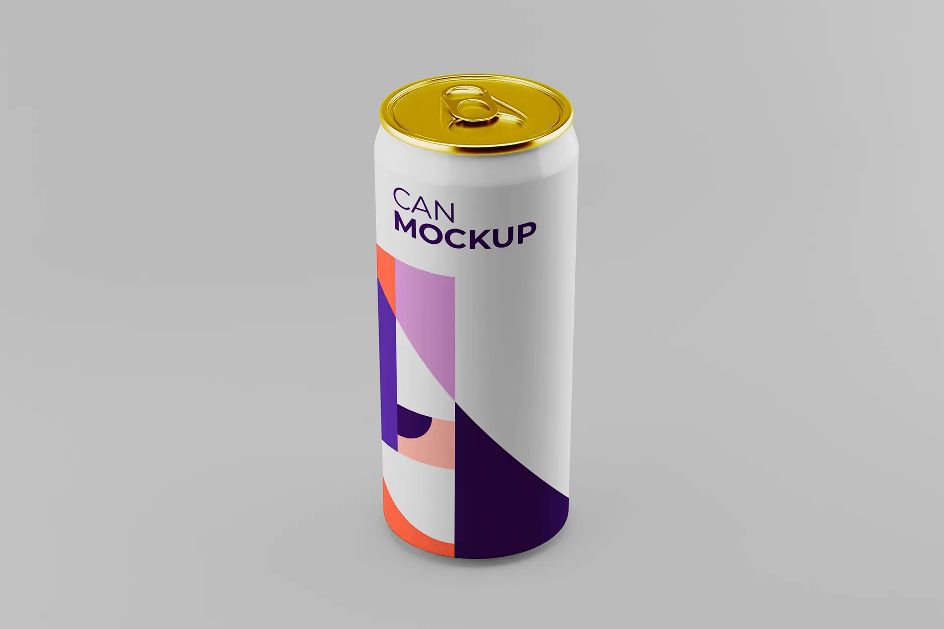 Free Metal Can Mockup