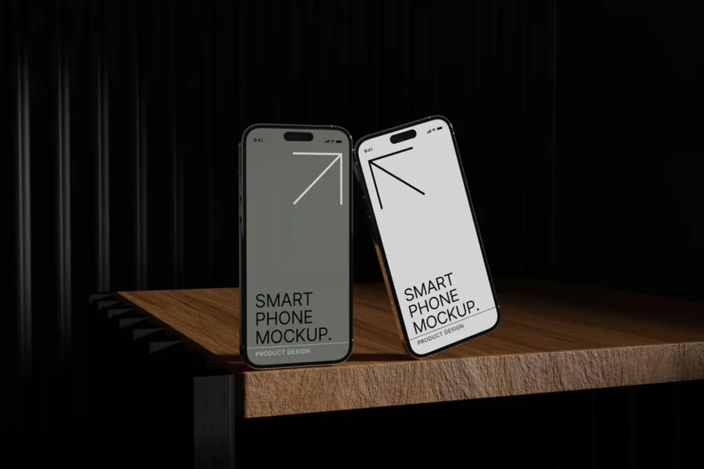 Smartphones mockups
