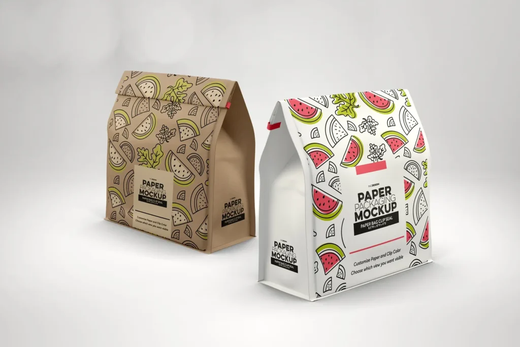 Paper & plastic bags mockups