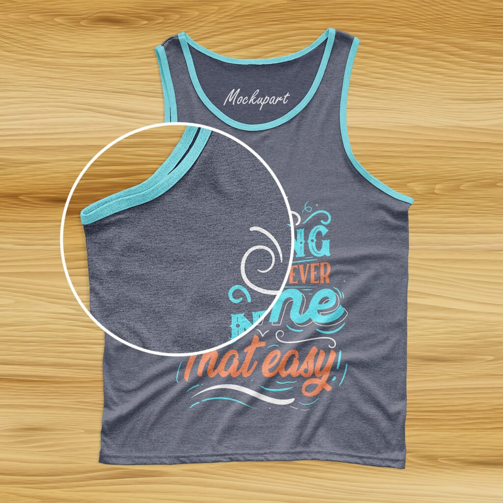 Free Men’s Tank Top Mockup PSD Template for Summer Apparel