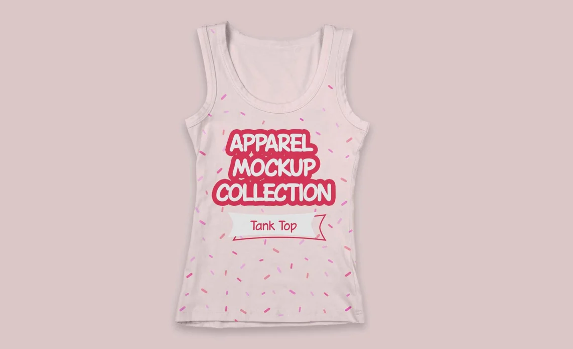 Free Tank Top Design Mockup PSD for Professional Presentations