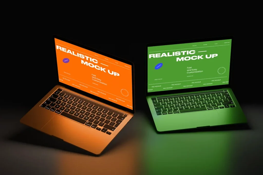 Laptops mockups