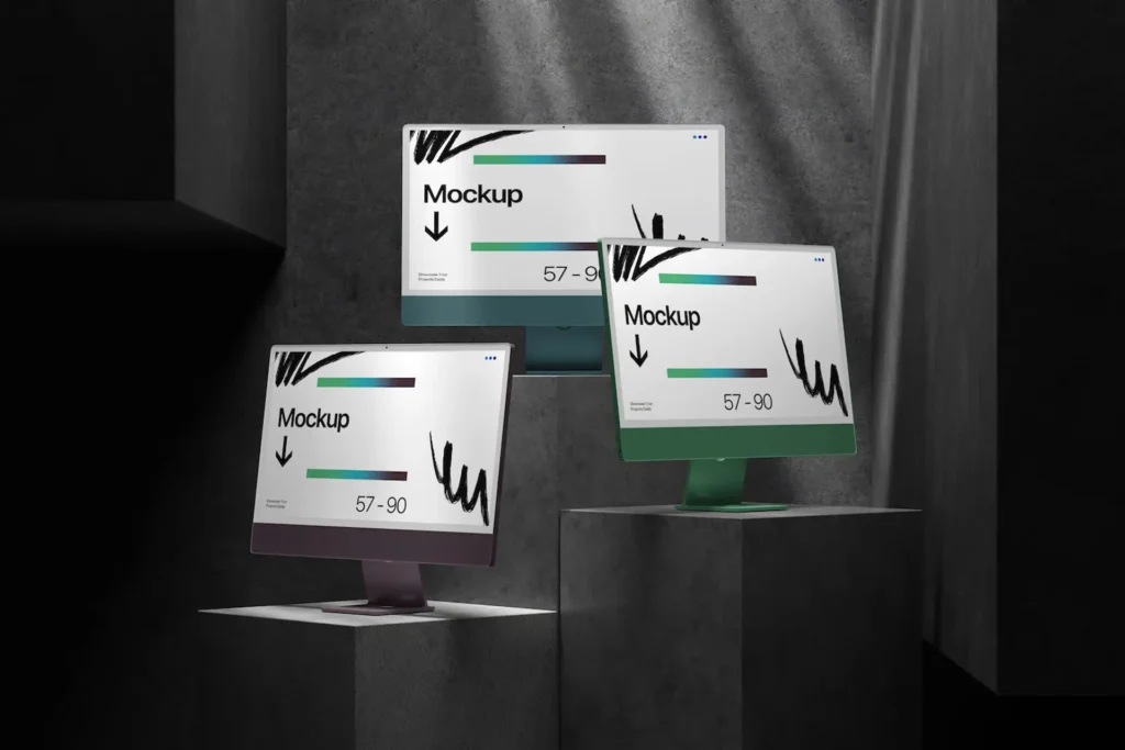 Desktops mockups