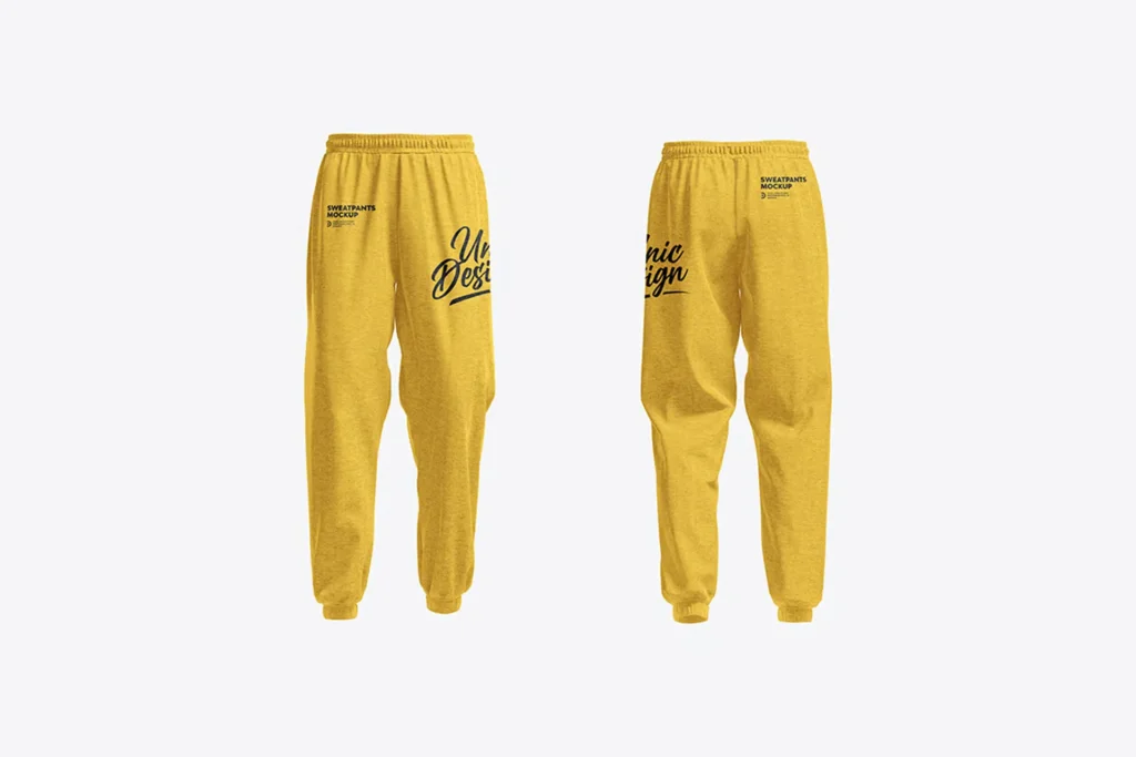 Flared Sweatpants mockups