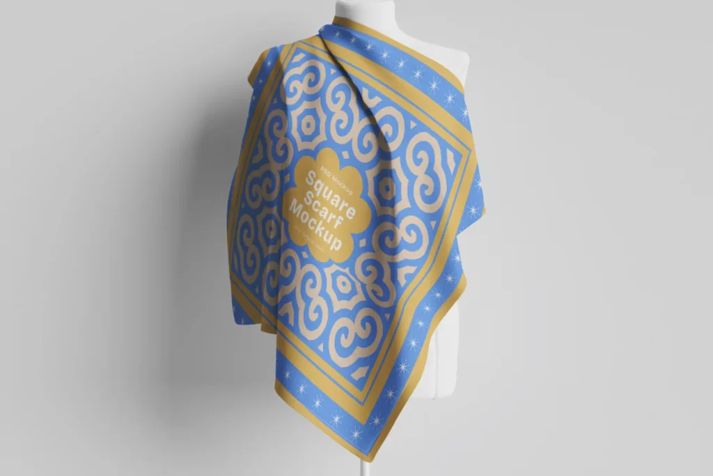 Scarves mockups